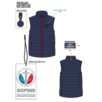 Blouson sans manches 