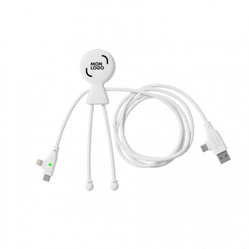 Câble de charge long 60W NFC en matières recyclées