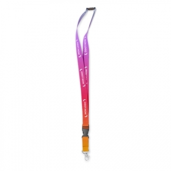 Tour de cou 2 cm clip de sécurité et boucle détachable