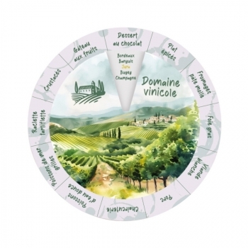 Disque accords mets & vins Made in France