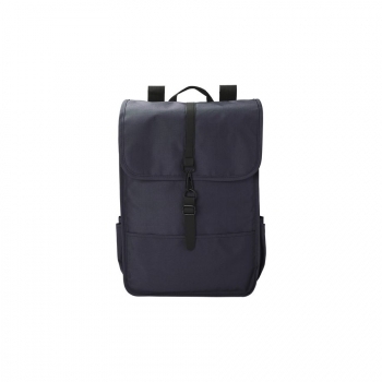 Sac à dos avec rabat en Rpet 300D + porte-gourdes