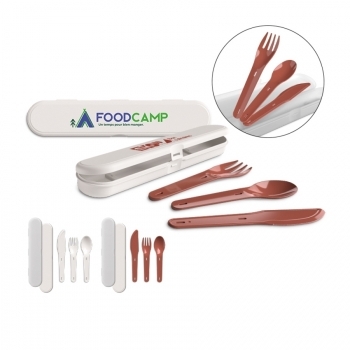 Set de couverts réutilisables en plastique Made in France