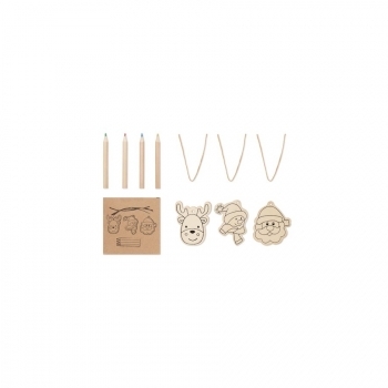 FUNCOOL Décorations en bois à dessiner