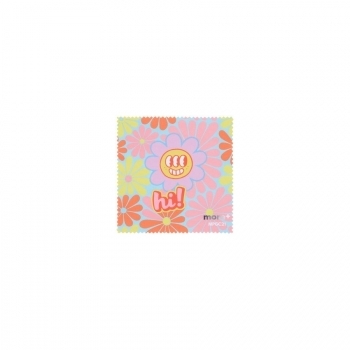 Chiffon de nettoyage en microfibre en quadrichromie, 170 g/m² (12 x 12 cm)